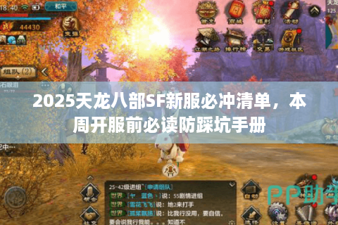 2025天龙八部SF新服必冲清单，本周开服前必读防踩坑手册