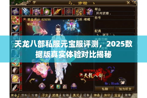 天龙八部私服元宝服评测，2025数据版真实体验对比揭秘