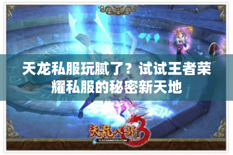 天龙私服玩腻了？试试王者荣耀私服的秘密新天地